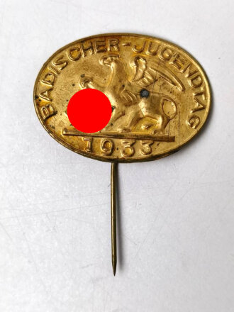 Blechabzeichen Badischer Jugend Tag 1933