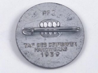 Leichtmetallabzeichen "Tag des Deutschen Handwerks 1939"