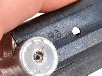 Magazin Pistole P08 Wehrmacht. Hersteller fxo, WaA37. Guter Zustand