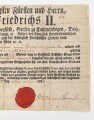 Hessen, Militärabschied eines Angehörigen der Kontinentalarmee im Amerikanischen Unabhängigkeitskrieg 1775-1783.