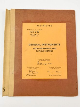 U S Air Force Air Publication 1275A Volume 1 Section 12 Genera U S Air Force Air Publication 1275A Volume 1 Section 12 Genera