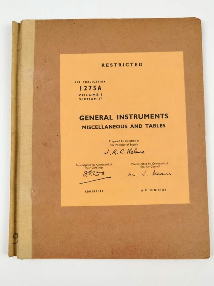 U S Air Force Air Publication 1275A Volume 1 Section 27 Genera U S Air Force Air Publication 1275A Volume 1 Section 27 Genera