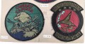 U.S.Air Force, Sammlung Ärmelabzeichen für den Kampfanzug, auf Karton getackert