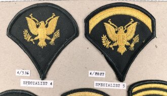 U.S. Army, Sammlung Ärmelabzeichen der Infanterie,...