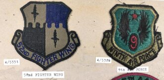 U.S. Air Force, Sammlung Ärmelabzeichen für den...