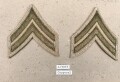 U.S. Army, Sammlung Ärmelabzeichen 1939 - 1945 für die Sommeruniform, auf Karton getackert