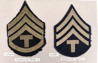 U.S.  Army, Sammlung Ärmelabzeichen, auf Karton...