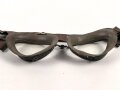 Kradmelderbrille Wehrmacht. Datiert 1941, Gummimuscheln weich, Band neuzeitlich ergänzt