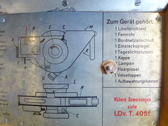 Libellenoktant Luftwaffe ( Navigationsinstrument)  in...