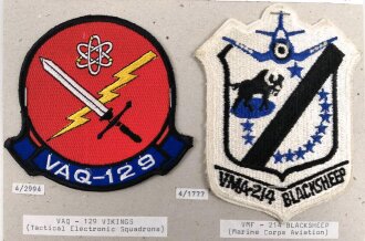 U.S. Navy, Sammlung Ärmelabzeichen, auf Karton...