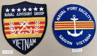 U.S. Navy, Sammlung Ärmelabzeichen, auf Karton...