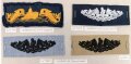 U.S. Navy, Sammlung Abzeichen, auf Karton getackert