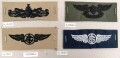 U.S. Navy, Sammlung Abzeichen, auf Karton getackert