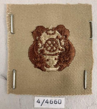 U.S. Navy, Sammlung Ärmelabzeichen, auf Karton getackert