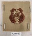 U.S. Navy, Sammlung Ärmelabzeichen, auf Karton getackert
