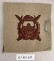 U.S. Navy, Sammlung Ärmelabzeichen, auf Karton getackert