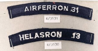 U.S. Navy, Sammlung Ärmelabzeichen, auf Karton getackert