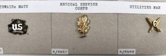 U.S. Navy, Sammlung verschiedener Abzeichen zum Anstecken