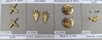 U.S. Navy, Sammlung verschiedener Abzeichen zum Anstecken