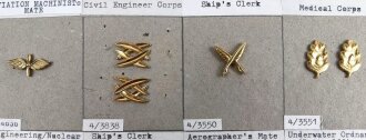 U.S. Navy, Sammlung verschiedener Abzeichen zum Anstecken