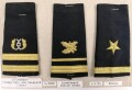 U.S. Navy, Sammlung verschiedener Schulterklappen Überschübe, auf Karton getackert