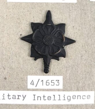 U.S. Army, Sammlung verschiedener Abzeichen " Waffengattungsabzeichen für Offiziere " für den Kampfanzug