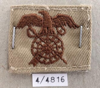 U.S. Army, Sammlung verschiedener Abzeichen " Waffengattungsabzeichen für Offiziere " für den Kampfanzug