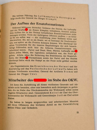 "Rede Adolf Hitlers vor dem Deutschen Reichstag Am 19. Juli 1940" über DIN A5, 42 Seiten
