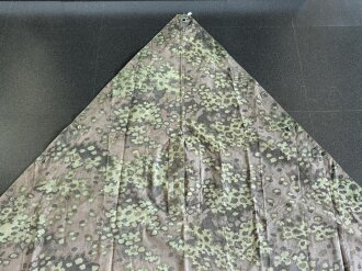 Tarnzeltbahn für Angehörige der Waffen SS. Farbfrisches, getragenes Stück
