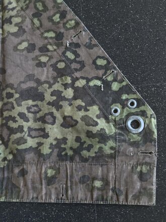 Tarnzeltbahn für Angehörige der Waffen SS. Farbfrisches, getragenes Stück