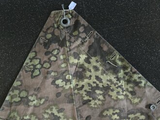 Tarnzeltbahn für Angehörige der Waffen SS. Farbfrisches, getragenes Stück