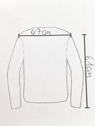 Frankreich, Jacke und Hose blau mit original vernähten Effekten. Alter unbekannt.