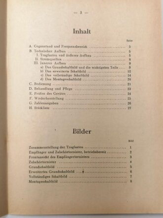 REPRODUKTION D 1054/1 "Funk-Horch-Empfänger c...