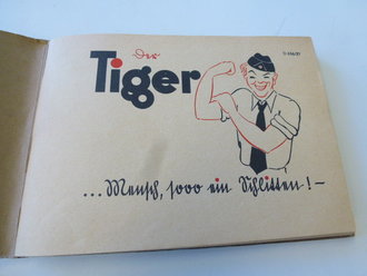 Tigerfibel, seltenes Originalstück mit allen Anlagen