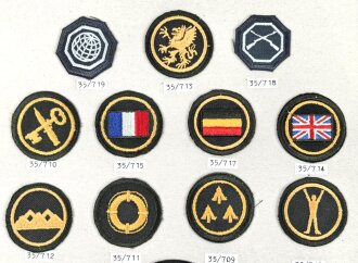 Canada Army, Sammlung Abzeichen/ Ärmelabzeichen, auf...