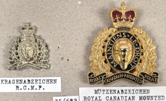 Canada Polizei, Sammlung Abzeichen/ Ärmelabzeichen...