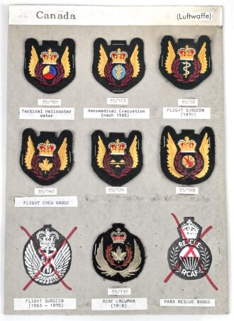 Canada Air Force, Sammlung Abzeichen/...