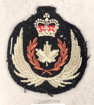 Canada Air Force, Sammlung Abzeichen/ Ärmelabzeichen, auf Karton getackert