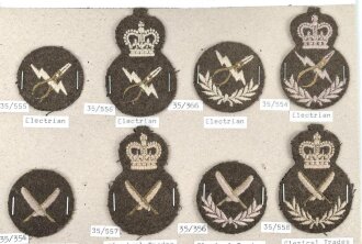 Canada Army, Sammlung Tätigkeitsabzeichen für...