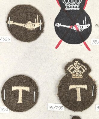 Canada Army, Sammlung Tätigkeitsabzeichen für...