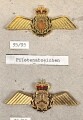 Canada Luftwaffe, Sammlung Abzeichen, auf Karton getackert