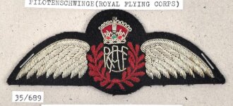 Canada Luftwaffe, Sammlung Pilotenschwingen, auf Karton getackert