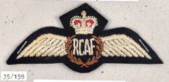 Canada Luftwaffe, Sammlung Pilotenschwingen, auf Karton getackert