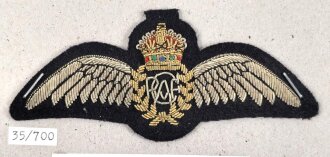 Canada Luftwaffe, Sammlung Pilotenschwingen, auf Karton getackert