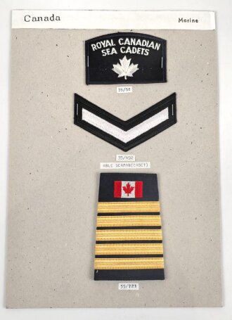 Canada Marine, Sammlung Abzeichen/ Ärmelabzeichen,...