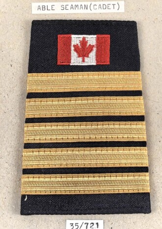 Canada Marine, Sammlung Abzeichen/ Ärmelabzeichen, auf Karton getackert