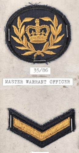 Canada Heer, Sammlung Abzeichen/ Ärmelabzeichen, auf Karton getackert