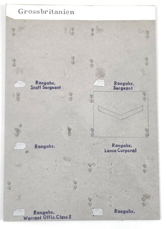 Canada Heer, Sammlung Abzeichen/ Ärmelabzeichen, auf Karton getackert