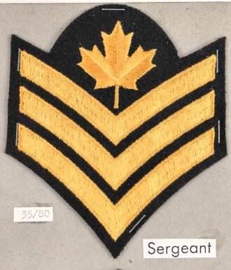 Canada Heer, Sammlung Abzeichen/ Ärmelabzeichen, auf...