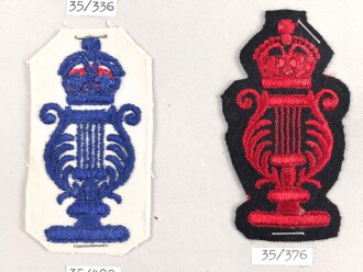 Canada Heer, Sammlung Abzeichen/ Ärmelabzeichen, auf Karton getackert